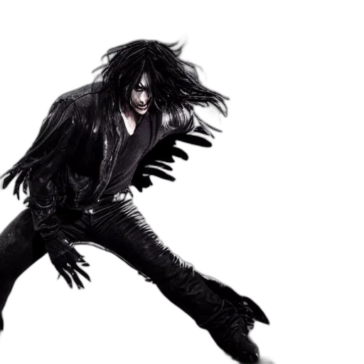creature, hair, jacket, concept art transparent PNG cut-out