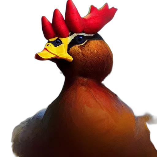 animal, crown, creature, hat, photorealistic, concept art, 3d render, pixel art transparent PNG cut-out