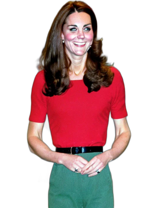 dress, crown, hair, staff transparent PNG cut-out