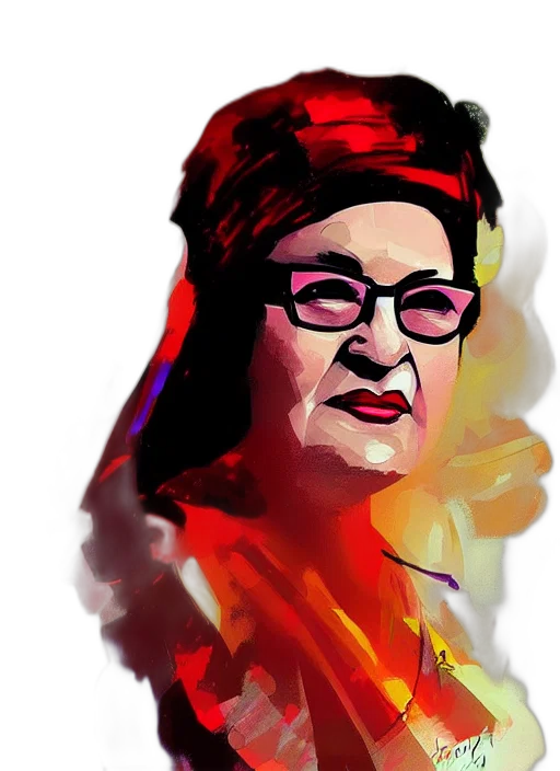 face, cartoon, photorealistic, oil painting, watercolor, portrait, oum, khalthoum transparent PNG cut-out