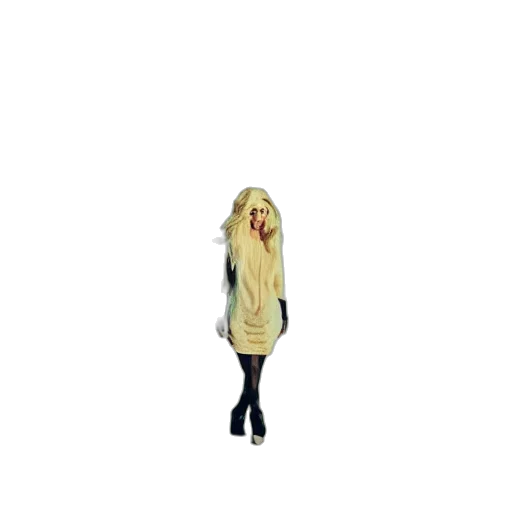 jacket, dress, hair, creature transparent PNG cut-out