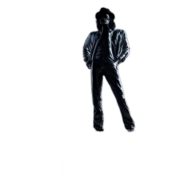 jacket, staff, robot, hair, 3d render, photorealistic, concept art, pixel art transparent PNG cut-out
