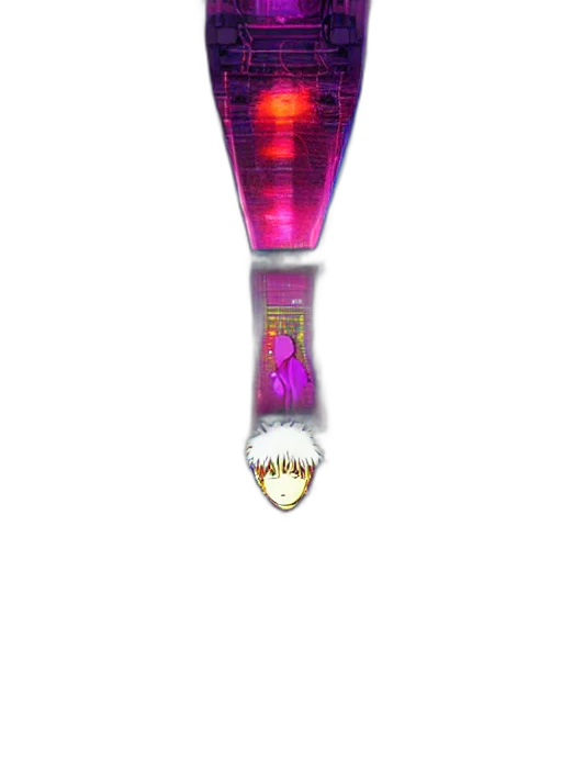 sword, staff, crown, weapon, 3d render, vaporwave, concept art, cyberpunk transparent PNG cut-out