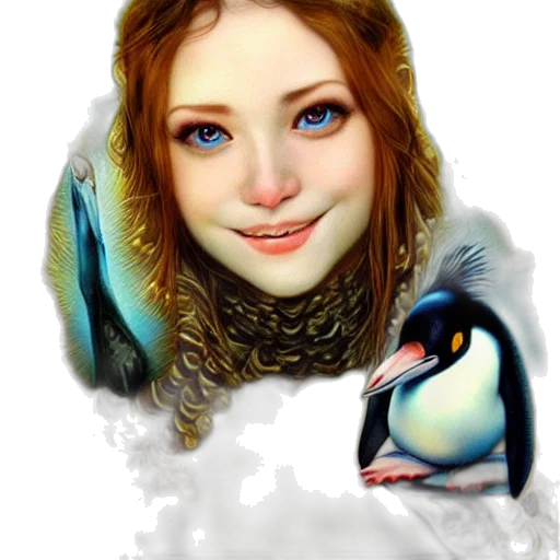 face, jewelry, fantasy art, photorealistic transparent PNG cut-out