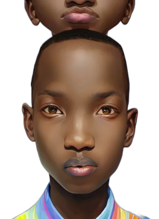 face, hair, mask, robot, photorealistic, cartoon, 3d render, concept art transparent PNG cut-out