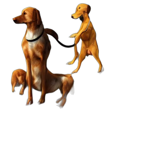 animal, staff, 3d render, concept art transparent PNG cut-out