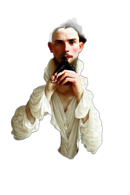 staff, face, mask, jacket transparent PNG cut-out