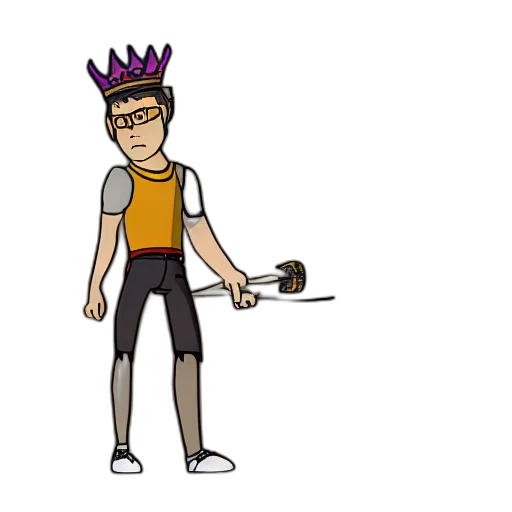 staff, crown, weapon, sword, concept art, cartoon, pixel art, fantasy art transparent PNG cut-out