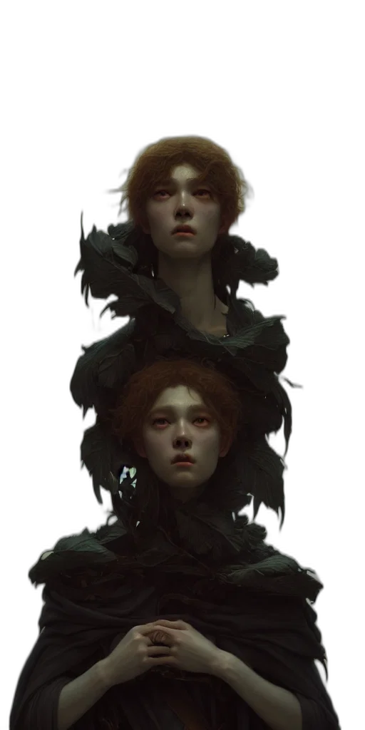 crown, mask, face, hair transparent PNG cut-out