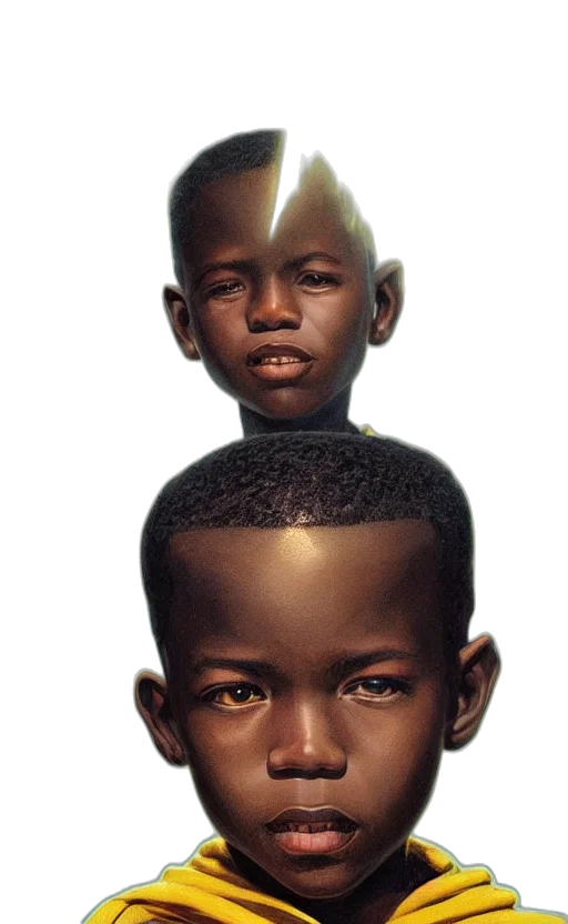 face, crown, mask, creature, photorealistic, concept art, 3d render, comic book art transparent PNG cut-out