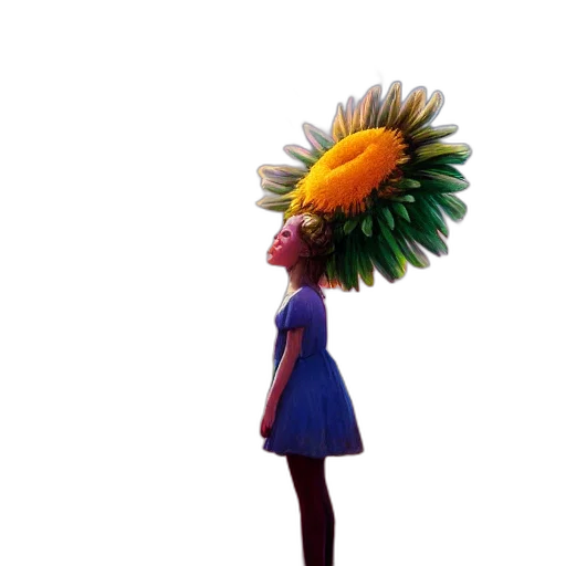 flower, crown, hat, umbrella transparent PNG cut-out