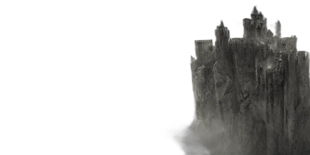 dragon, sword, crown, building transparent PNG cut-out