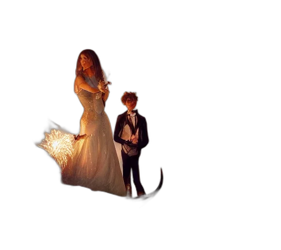 dress, dragon, concept art, pixel art, fantasy art, watercolor, fire, sunset transparent PNG cut-out
