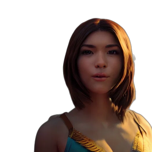 face, dress, robot, hair transparent PNG cut-out