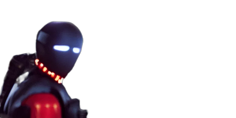 robot, 3d render, concept art, cyberpunk transparent PNG cut-out