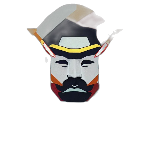 mask, staff, face, hat transparent PNG cut-out