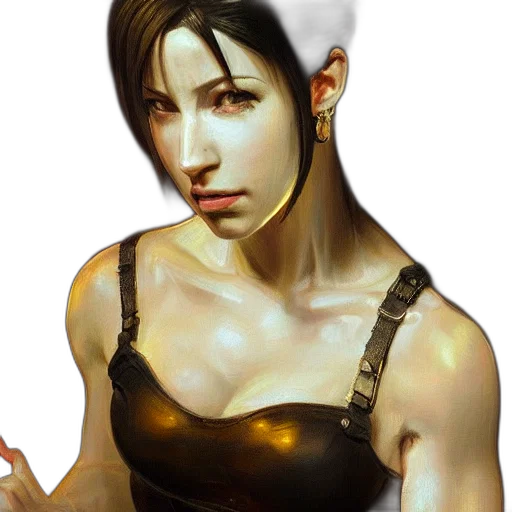 face, fantasy art, concept art, photorealistic transparent PNG cut-out