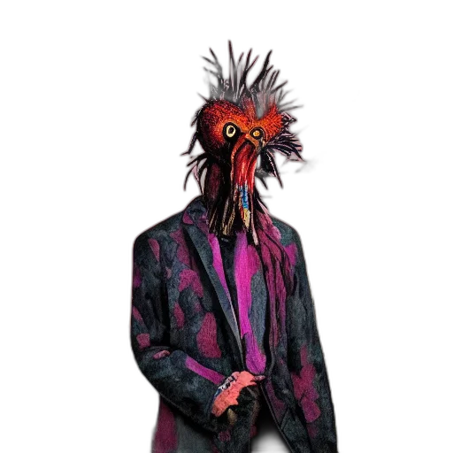 jacket, mask, creature, animal transparent PNG cut-out