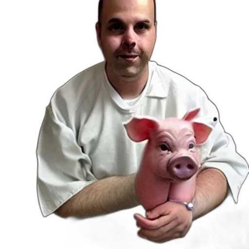staff, animal, food, photorealistic transparent PNG cut-out