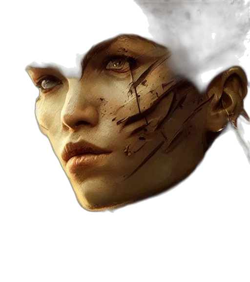 face, mask, dragon, concept art, fantasy art, photorealistic, cyberpunk, golden transparent PNG cut-out
