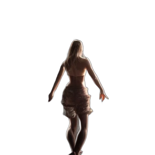 dress, shoes, staff, robot transparent PNG cut-out