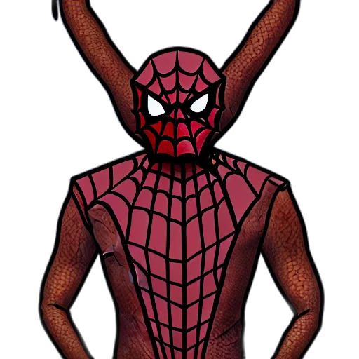 mask, comic book art, concept art, pixel art transparent PNG cut-out