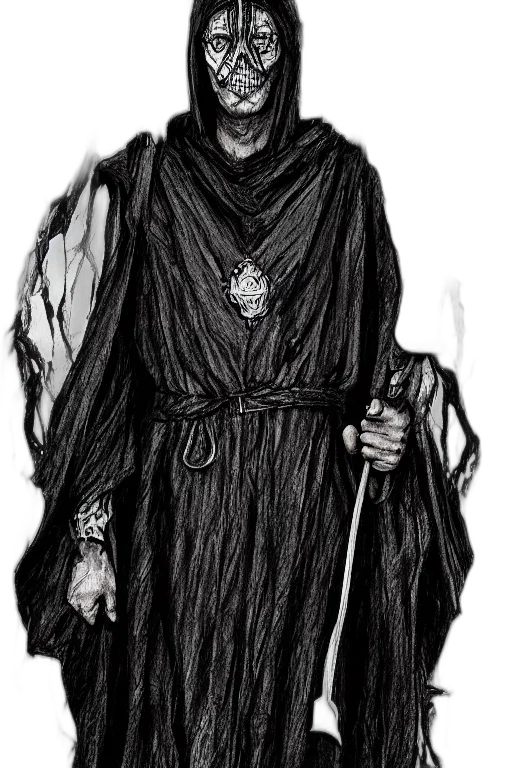 staff, mask, creature, face transparent PNG cut-out