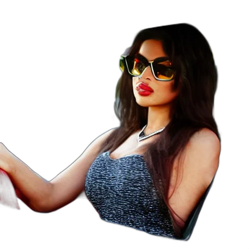 cartoon, photorealistic, 3d render, paparazzi, photo, internet, celebrity, ayesha transparent PNG cut-out