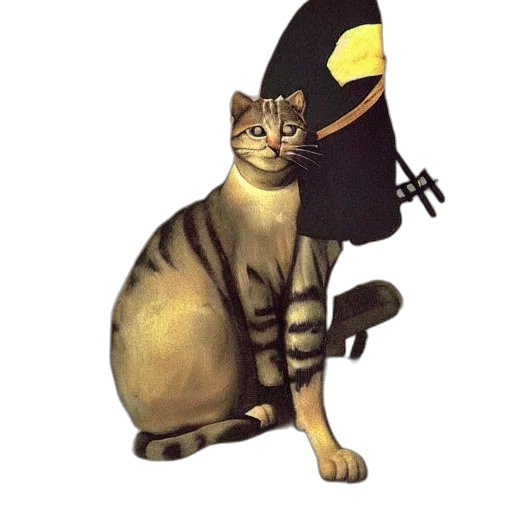 staff, umbrella, animal, hat transparent PNG cut-out