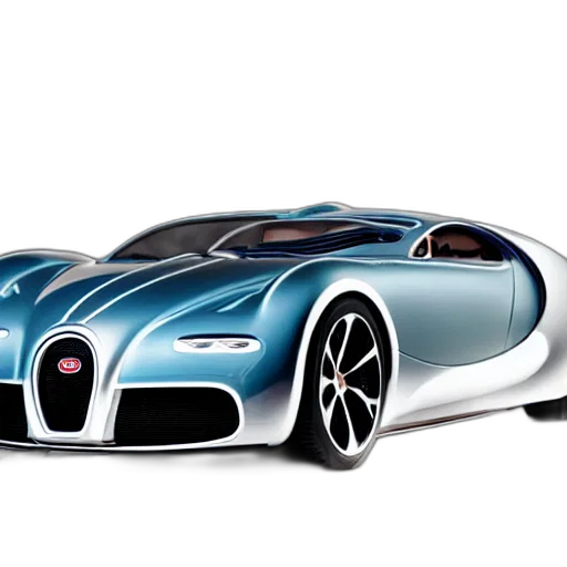 car, 3d render, concept art, photorealistic, cartoon, bugatti, type, atlantic transparent PNG cut-out