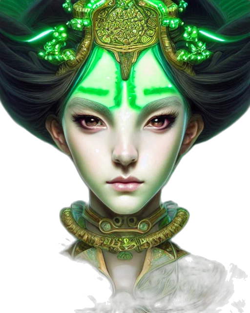 mask, face, crown, jewelry transparent PNG cut-out
