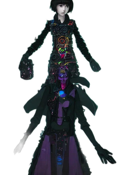 staff, robot, weapon, creature transparent PNG cut-out