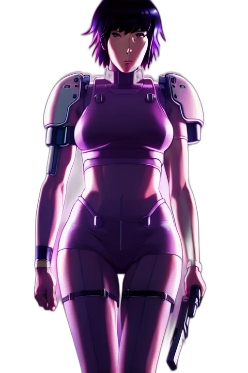 robot, dress, weapon, cyberpunk, concept art, 3d render, pixel art, neon lights transparent PNG cut-out