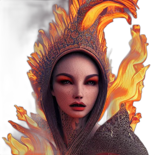 dragon, mask, face, crown transparent PNG cut-out