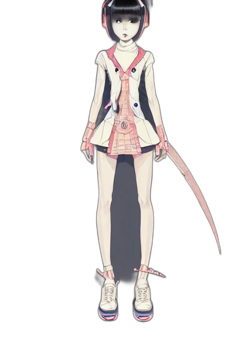 staff, jacket, dress, weapon transparent PNG cut-out