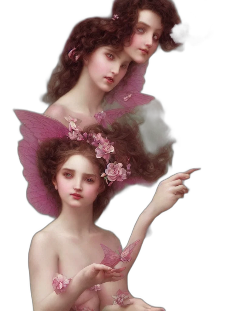 dress, crown, jewelry, fantasy art, photorealistic, oil painting, concept art, forest transparent PNG cut-out