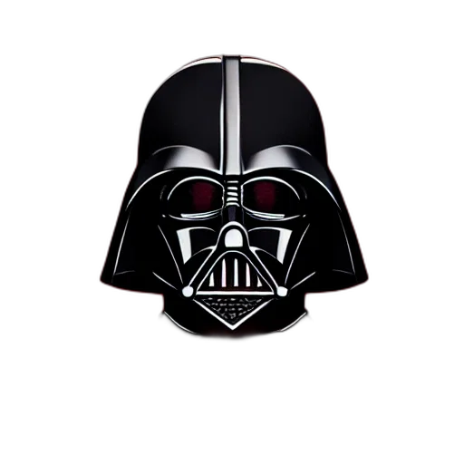 mask, face, photorealistic, darth, vader, head, coming, out transparent PNG cut-out