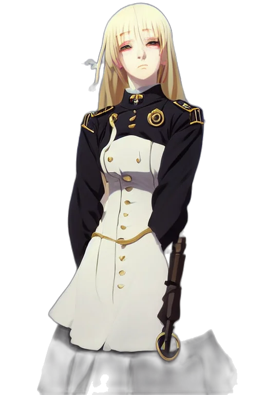 staff, dress, jacket, crown transparent PNG cut-out