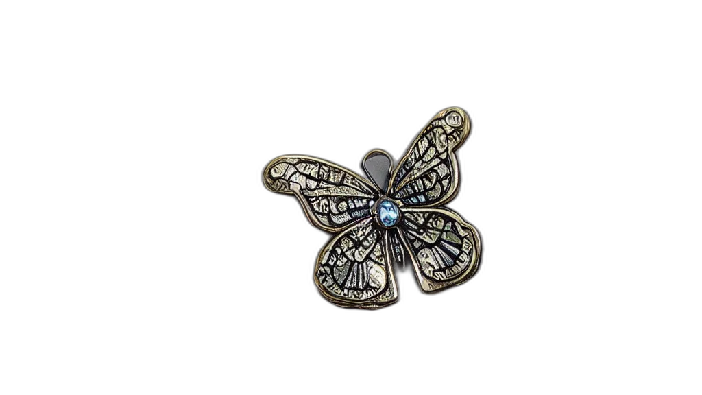 jewelry, crown, butterfly, pin, plique, jour transparent PNG cut-out