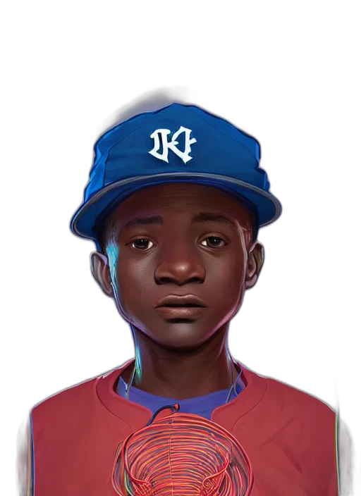 face, hat, crown, photorealistic, concept art, 3d render, cartoon, portrait transparent PNG cut-out