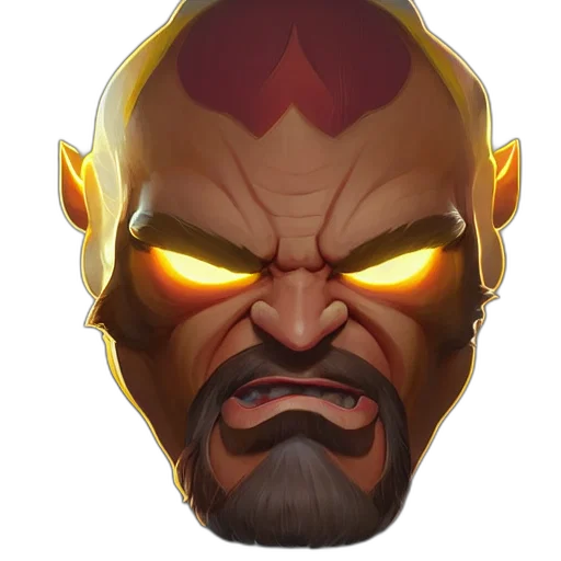 face, mask, staff, concept art transparent PNG cut-out