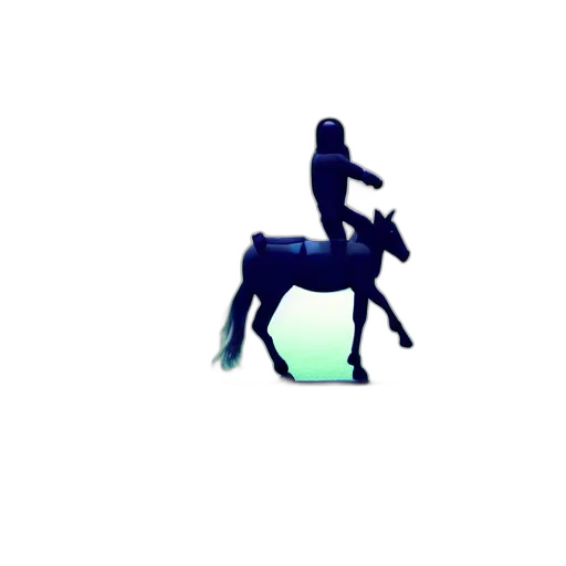 animal, umbrella, staff, robot, pixel art, vaporwave, 3d render, fantasy art transparent PNG cut-out