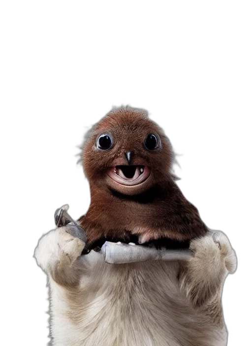 animal, creature, face, staff transparent PNG cut-out