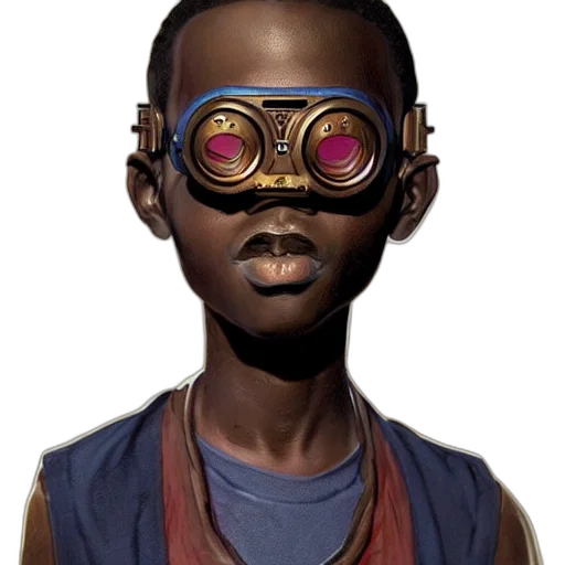 mask, face, robot, creature, concept art, 3d render, photorealistic, comic book art transparent PNG cut-out