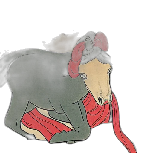 dragon, creature, animal, mask, concept art, watercolor, fantasy art, anime transparent PNG cut-out