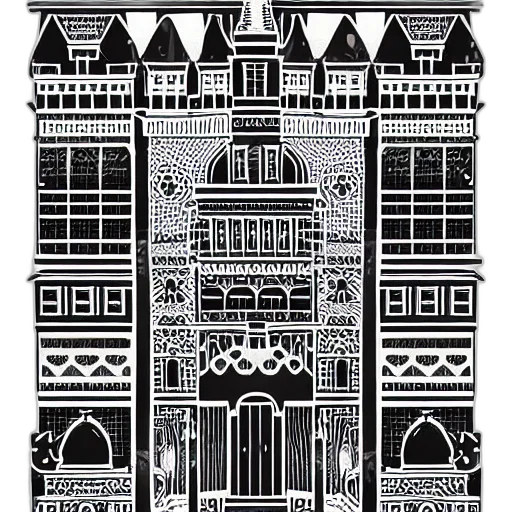 building, concept art, cartoon, pixel art transparent PNG cut-out