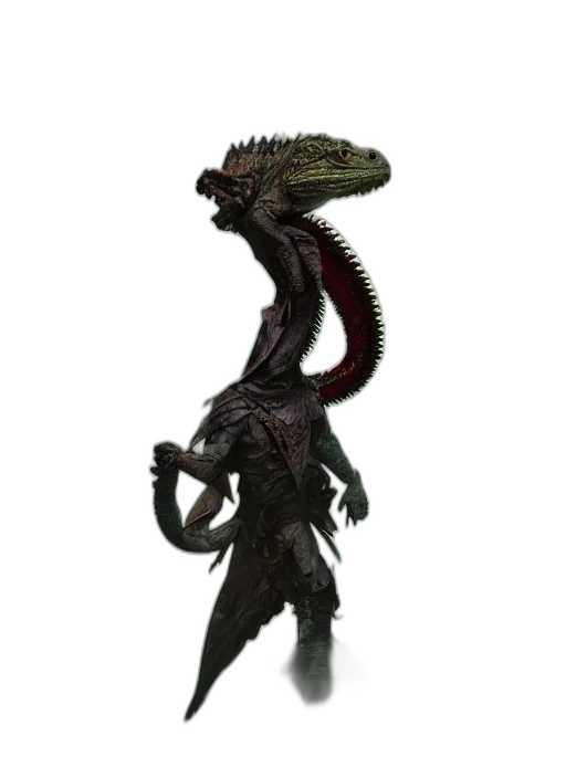 dragon, creature, staff, animal, concept art, 3d render, fantasy art, photorealistic transparent PNG cut-out