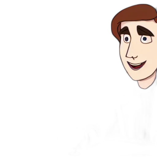 face, staff, cartoon, concept art transparent PNG cut-out