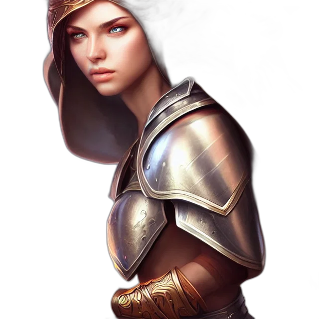 sword, crown, face, fantasy art, concept art, photorealistic, comic book art, golden transparent PNG cut-out