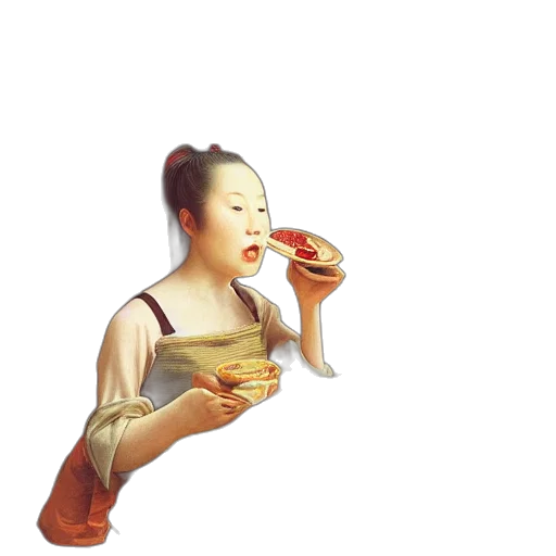 food, face, bottle, dress, photorealistic, oil painting, 3d render, pixel art transparent PNG cut-out